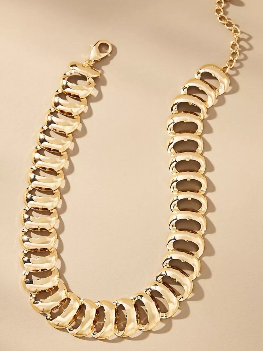 NWT Anthropologie Ladder Link Collar Necklace - Picture 4 of 7